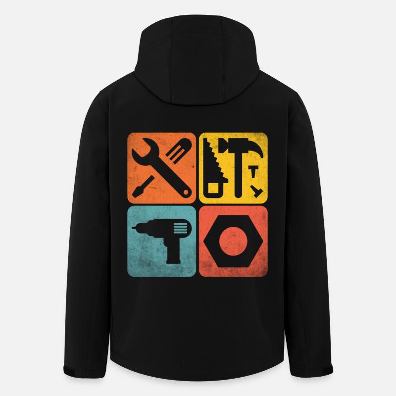 Tools - Men’s Recycled Softshell Jacket by Stanley/Stella - black