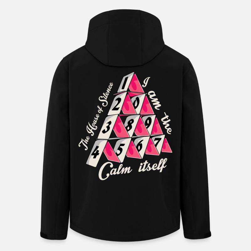 Das Kartenhaus der Stille - Recycelte Männer Softshell-Jacke von Stanley/Stella - Schwarz