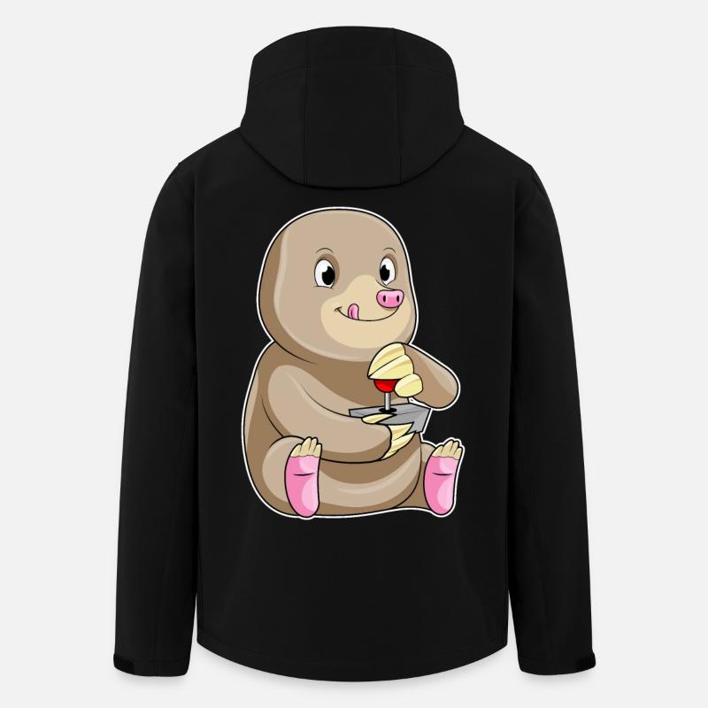 Mole Gamer Joystick - Men’s Recycled Softshell Jacket by Stanley/Stella - black