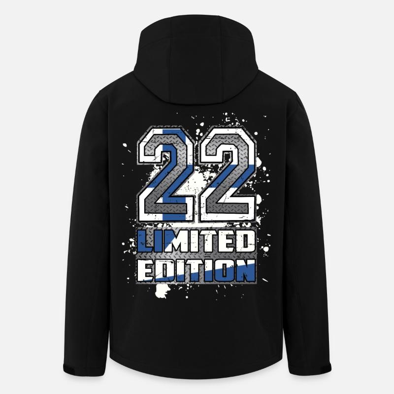 Finnland Limited Edition 22 - Recycelte Männer Softshell-Jacke von Stanley/Stella - Schwarz