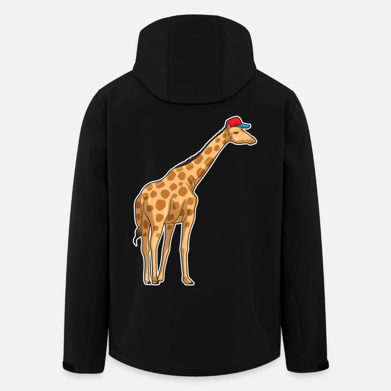 Casquette de girafe - Veste softshell homme en polyester recyclé Stanley/Stella - noir