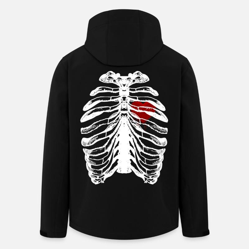 skeleton - Men’s Recycled Softshell Jacket by Stanley/Stella - black