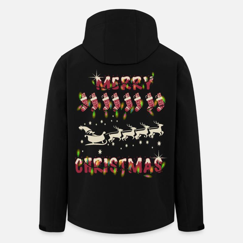 Weihnachtsmann - Recycelte Männer Softshell-Jacke von Stanley/Stella - Schwarz