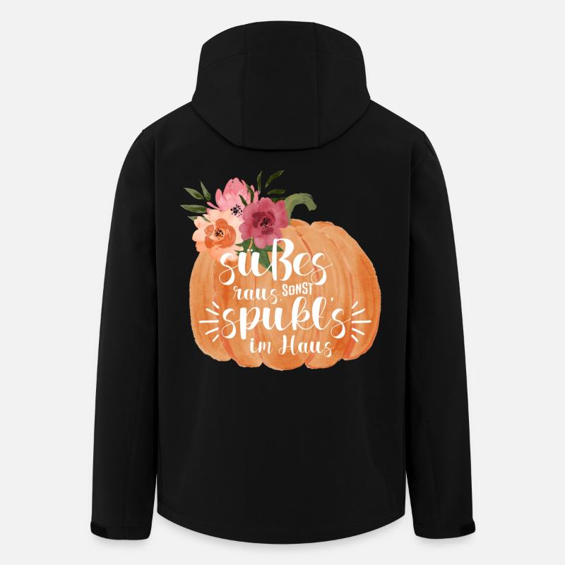 Halloween sweets out otherwise it haunts... - Men’s Recycled Softshell Jacket by Stanley/Stella - black