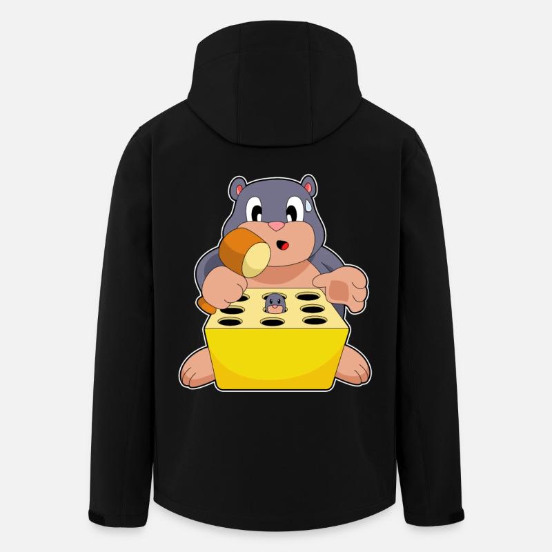 Mole Game - Men’s Recycled Softshell Jacket by Stanley/Stella - black