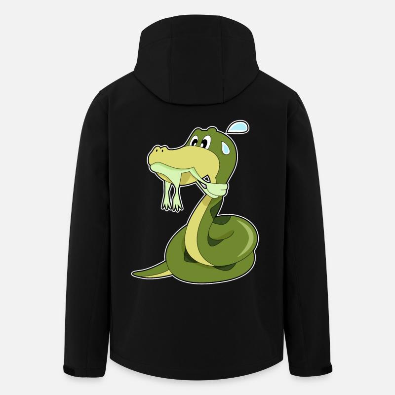 Drôle de serpent - Veste softshell homme en polyester recyclé Stanley/Stella - noir