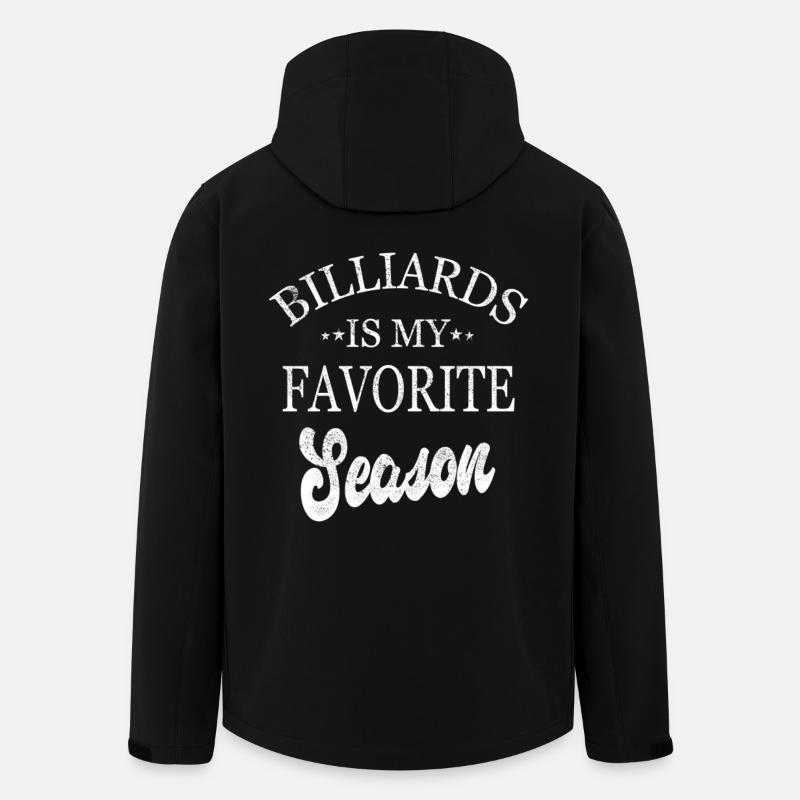 Billard ist meine Lieblingssaison - Recycelte Männer Softshell-Jacke von Stanley/Stella - Schwarz