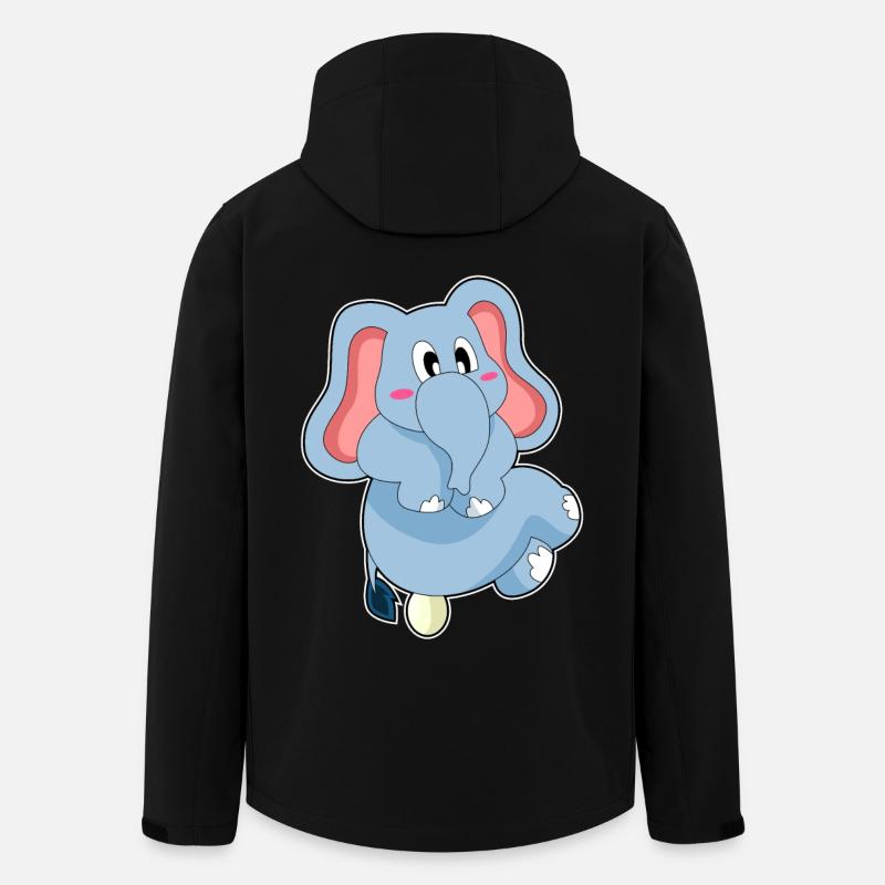 Elefant Ei - Recycelte Männer Softshell-Jacke von Stanley/Stella - Schwarz