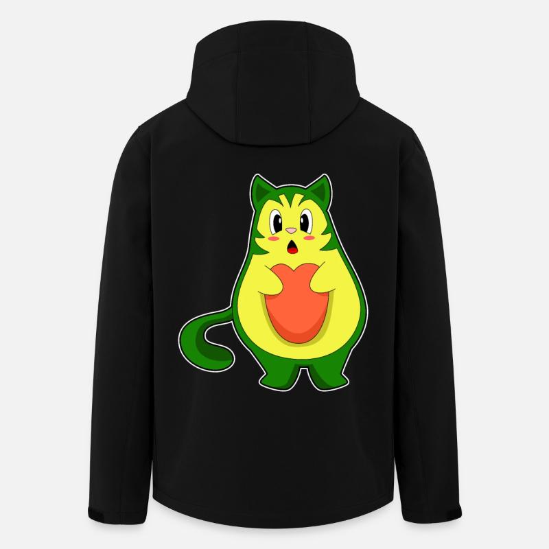 Avocat de chat - Veste softshell homme en polyester recyclé Stanley/Stella - noir