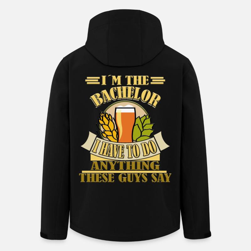 Junggesellen Bräutigam Bachelor Party - Recycelte Männer Softshell-Jacke von Stanley/Stella - Schwarz