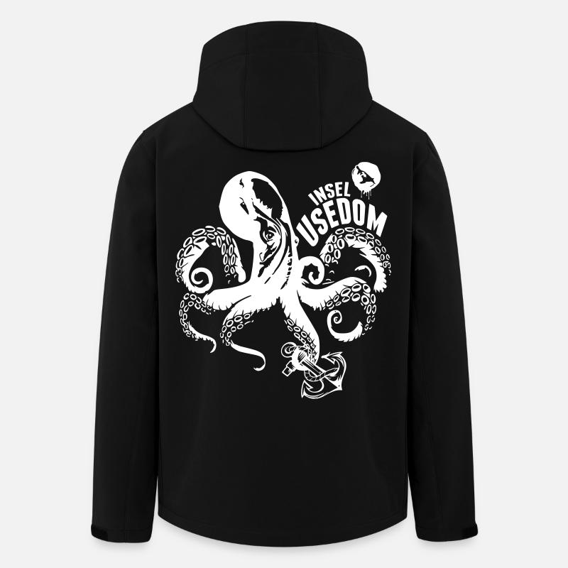 Chemise de l’île d’Usedom - Veste softshell homme en polyester recyclé Stanley/Stella - noir