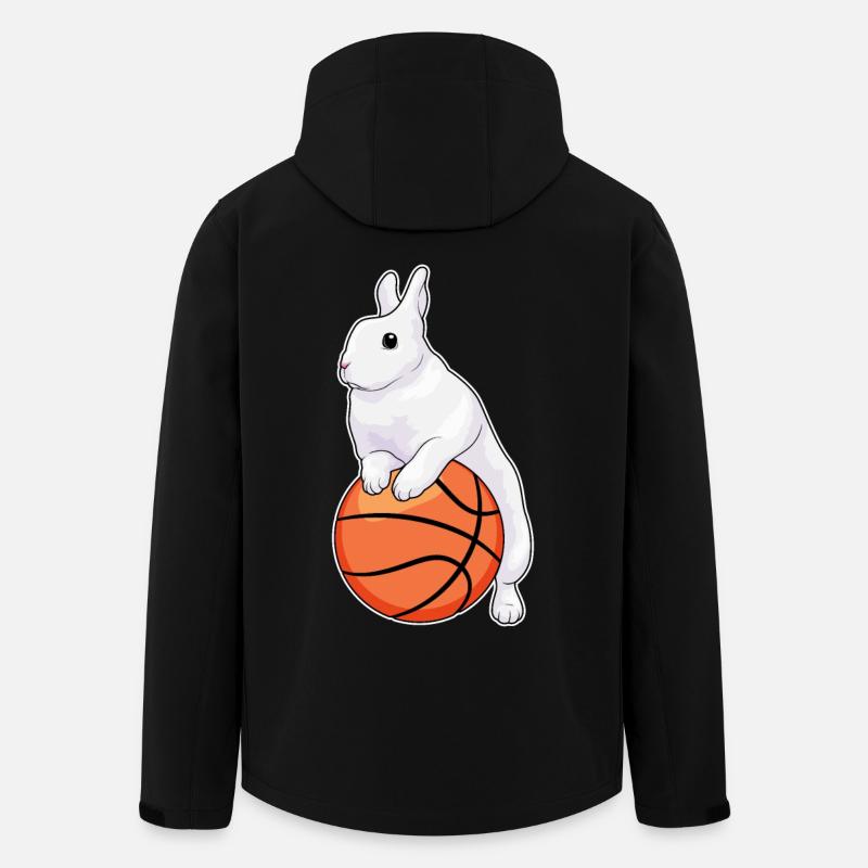 Lapin Basketteur Basketteur - Veste softshell homme en polyester recyclé Stanley/Stella - noir
