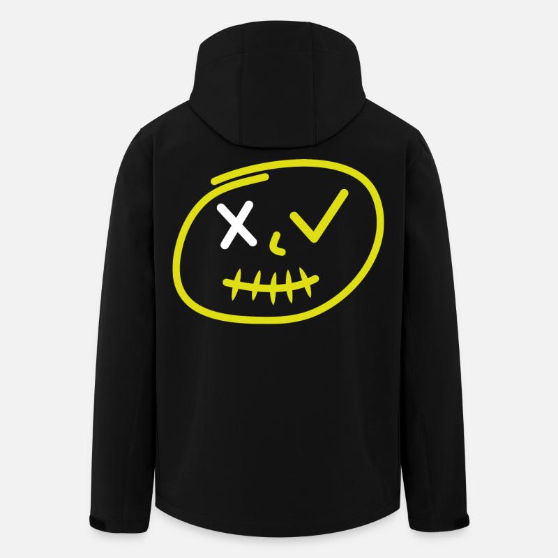 Trend Gesicht - Recycelte Männer Softshell-Jacke von Stanley/Stella - Schwarz