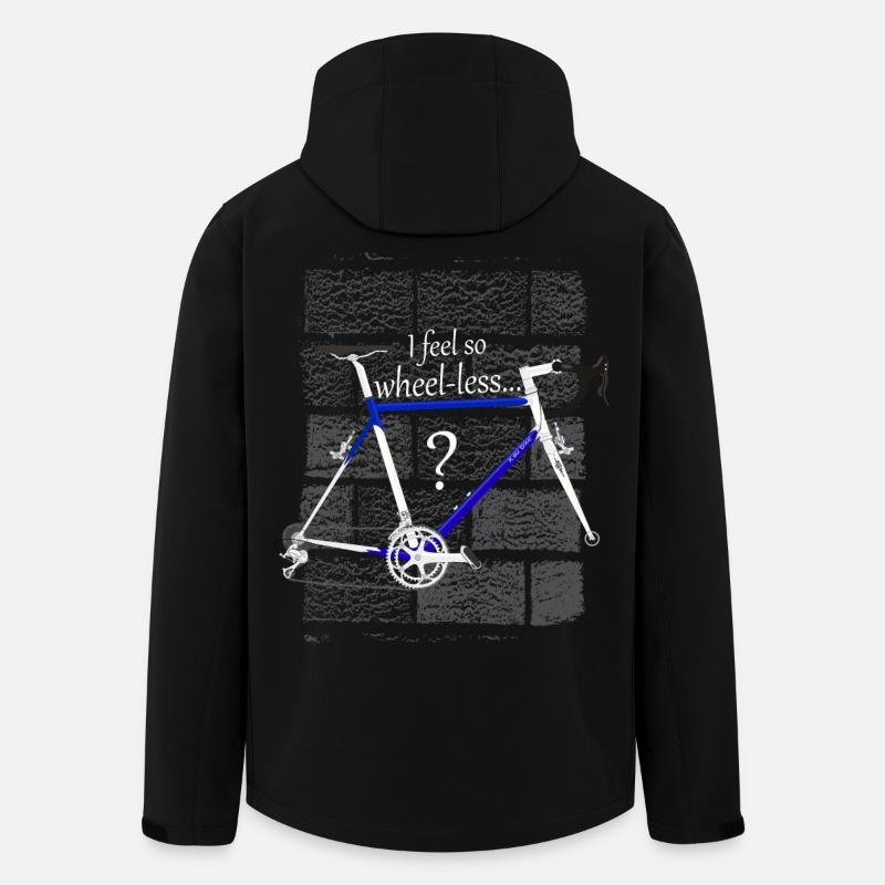 I feel so wheelless - Men’s Recycled Softshell Jacket by Stanley/Stella - black