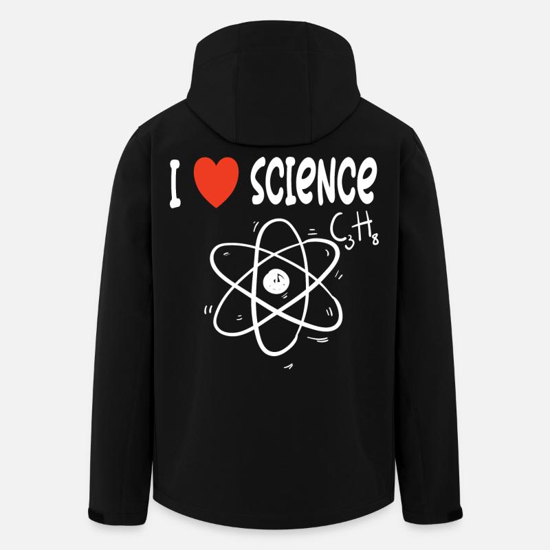 I love science - Men’s Recycled Softshell Jacket by Stanley/Stella - black