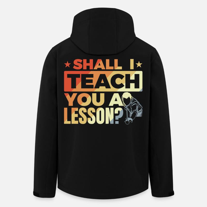 Blague de joueur de billard - Veste softshell homme en polyester recyclé Stanley/Stella - noir