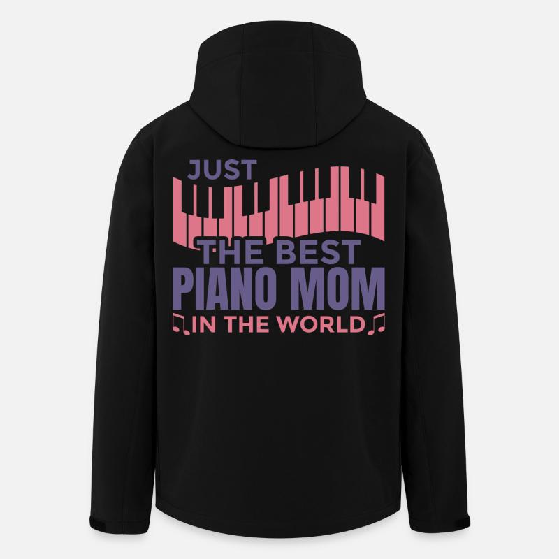 Coolste Klavier Mama - Recycelte Männer Softshell-Jacke von Stanley/Stella - Schwarz