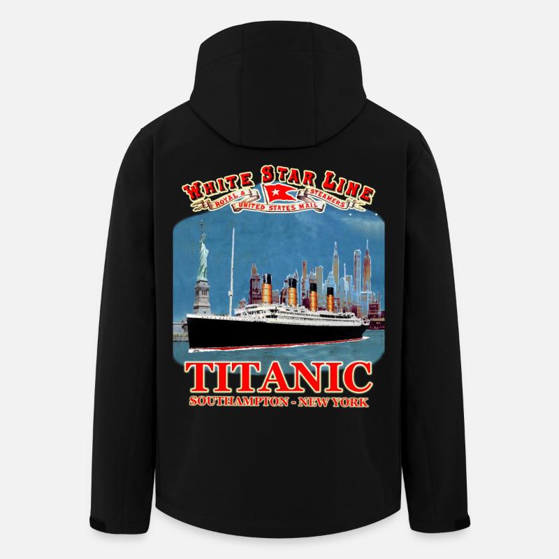 TITANIC creation Louis RUNEMBERG © Adagp - Men’s Recycled Softshell Jacket by Stanley/Stella - black