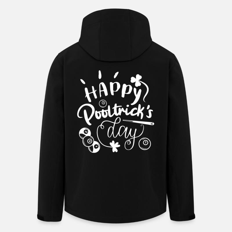 Pool St. Patrick's Day - Men’s Recycled Softshell Jacket by Stanley/Stella - black