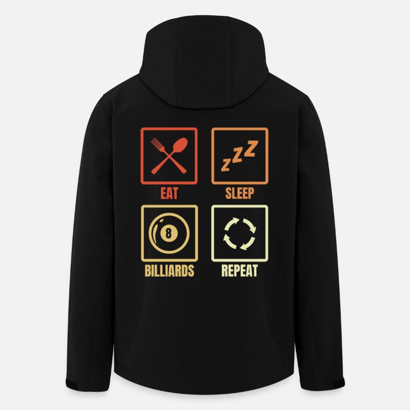 Billiard player routine - Men’s Recycled Softshell Jacket by Stanley/Stella - black