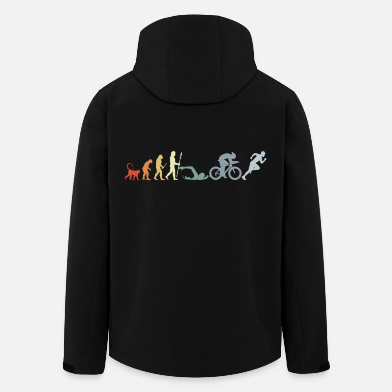 Triathlon Evolution - Recycelte Männer Softshell-Jacke von Stanley/Stella - Schwarz