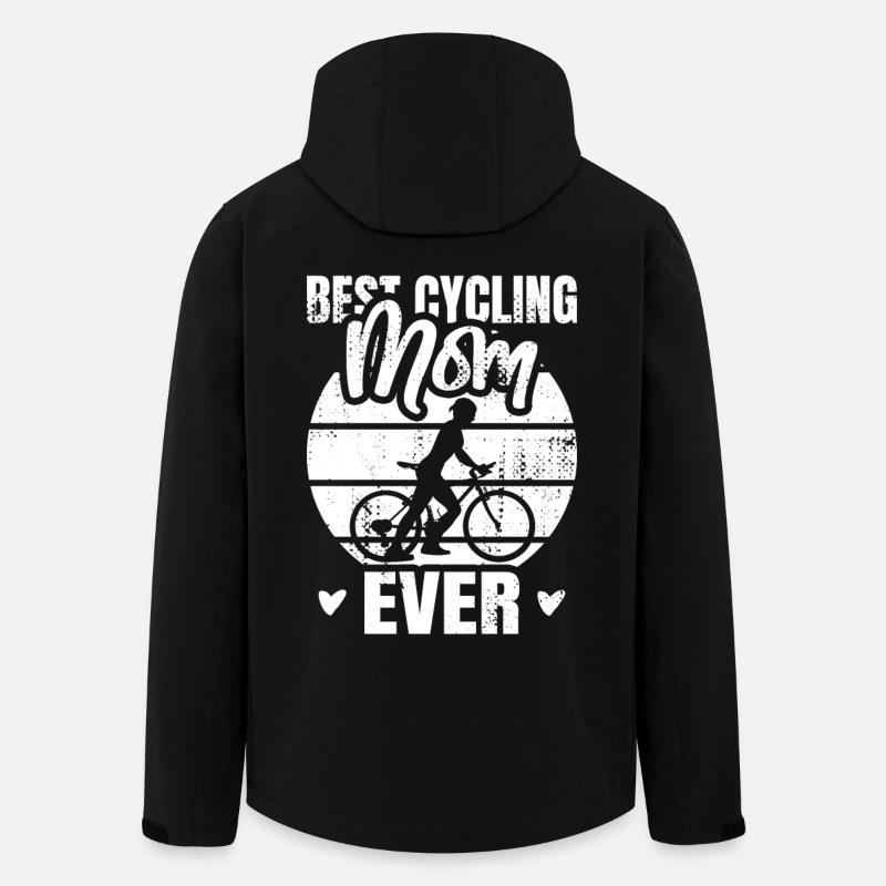 Radsport Mama - Recycelte Männer Softshell-Jacke von Stanley/Stella - Schwarz
