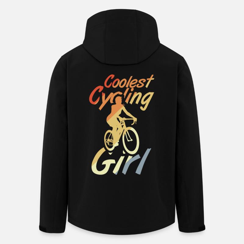 Coolste Radfahrerin - Recycelte Männer Softshell-Jacke von Stanley/Stella - Schwarz