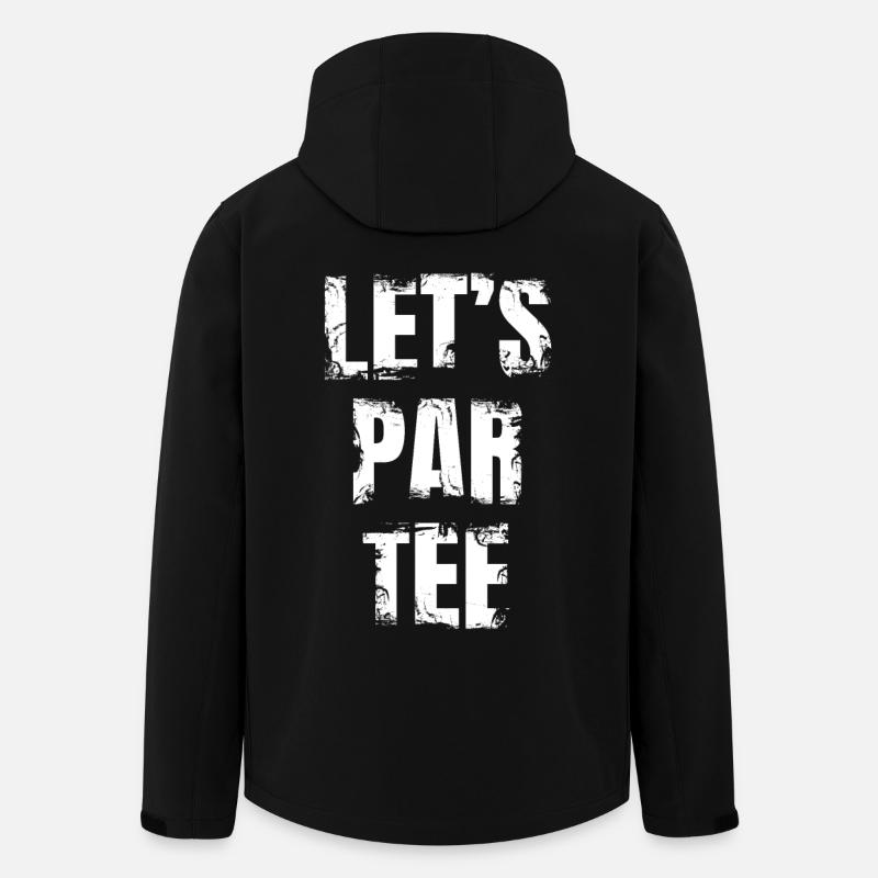 Let's Par Tee - Recycelte Männer Softshell-Jacke von Stanley/Stella - Schwarz