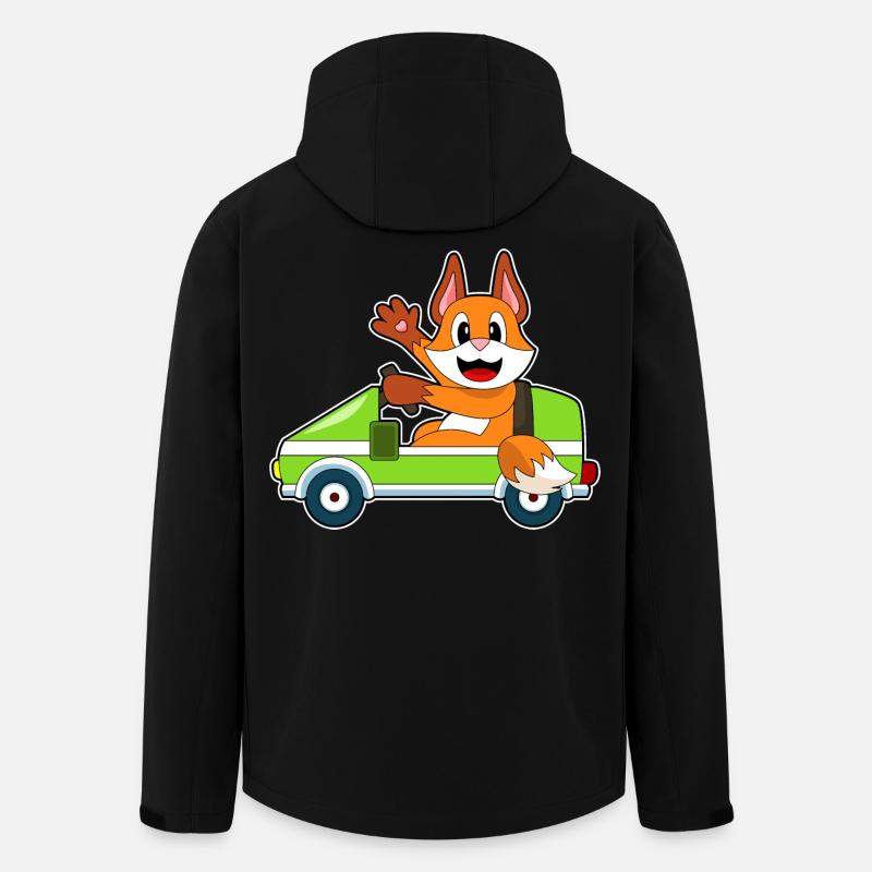 Voiture Fuchs - Veste softshell homme en polyester recyclé Stanley/Stella - noir