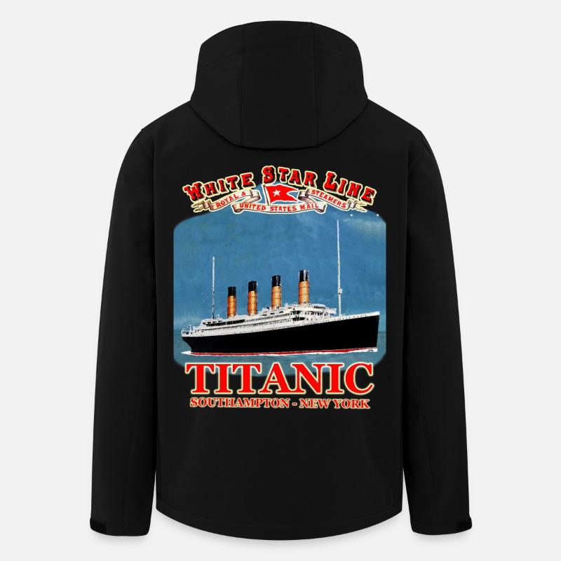 TITANIC creation Louis RUNEMBERG © Adagp - Men’s Recycled Softshell Jacket by Stanley/Stella - black