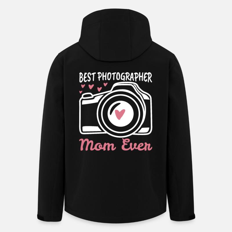 Photographie Maman - Veste softshell homme en polyester recyclé Stanley/Stella - noir