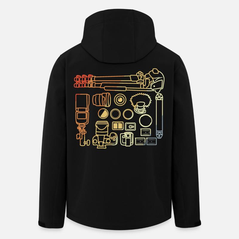 Camera Accessories - Men’s Recycled Softshell Jacket by Stanley/Stella - black