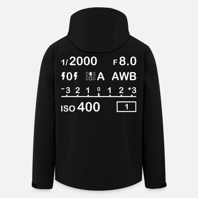 Digital Camera Settings - Men’s Recycled Softshell Jacket by Stanley/Stella - black