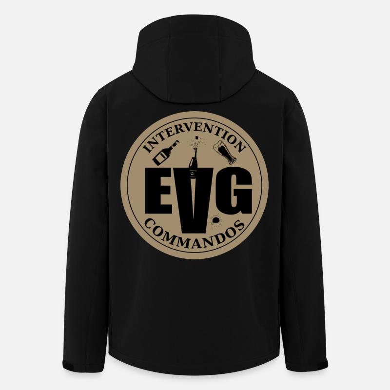 EVG - Men’s Recycled Softshell Jacket by Stanley/Stella - black