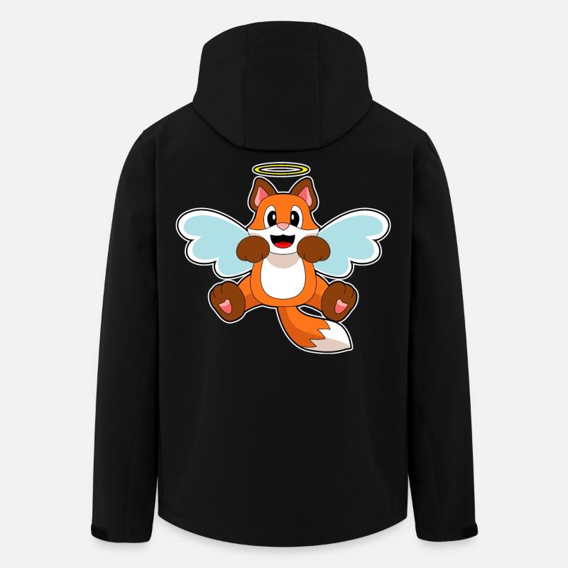 Fox Angel - Veste softshell homme en polyester recyclé Stanley/Stella - noir