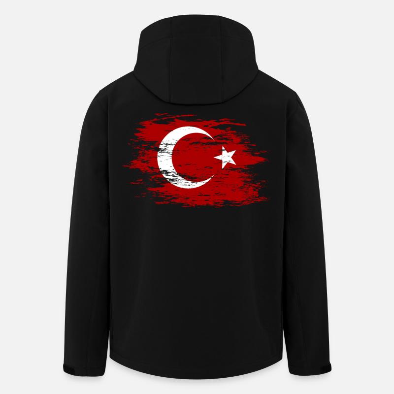 Türkei used - Recycelte Männer Softshell-Jacke von Stanley/Stella - Schwarz