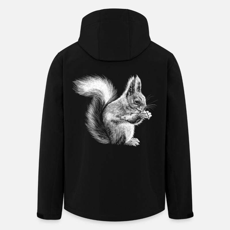 Squirrel - Men’s Recycled Softshell Jacket by Stanley/Stella - black