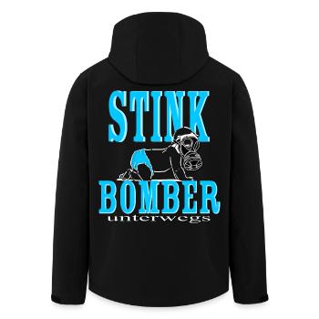Stink Bomber On The Road Bébé Garçon Garçon Couche Bleu - Veste softshell homme en polyester recyclé Stanley/Stella - noir - Dos - AI Model Male 185 light (185cm)