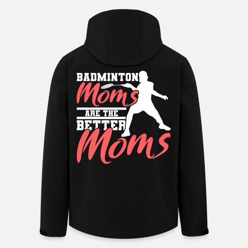 Badminton Mama - Veste softshell homme en polyester recyclé Stanley/Stella - noir