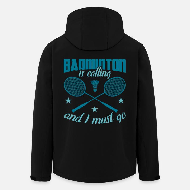 Badminton Witz - Recycelte Männer Softshell-Jacke von Stanley/Stella - Schwarz