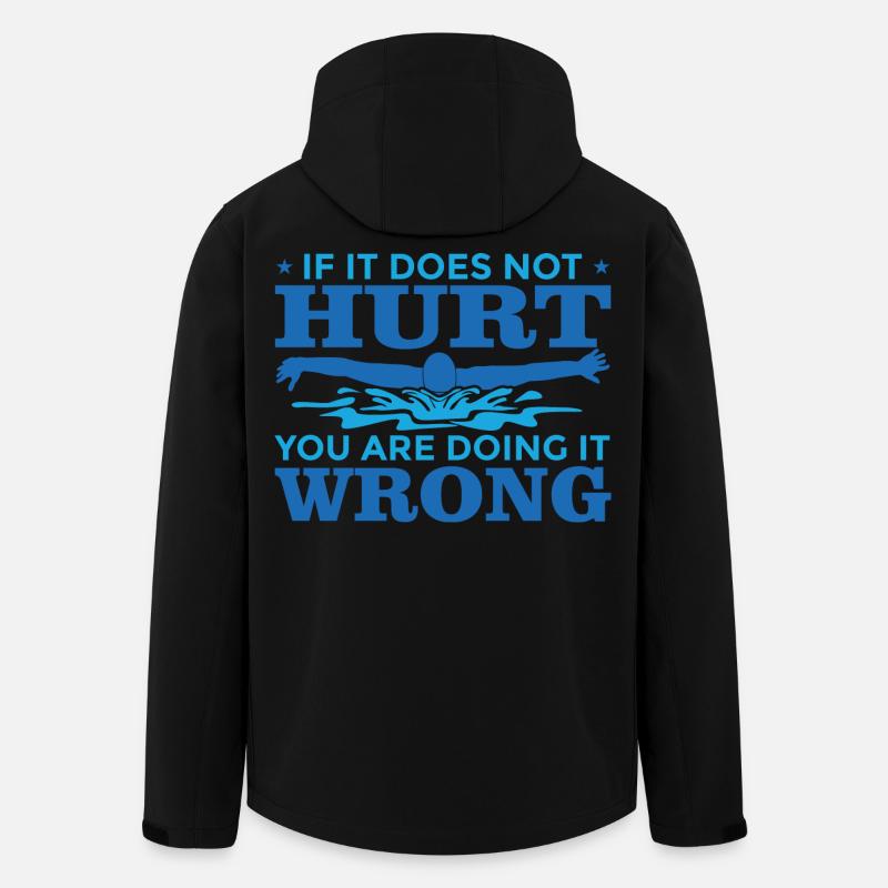 Schwimmen - Recycelte Männer Softshell-Jacke von Stanley/Stella - Schwarz