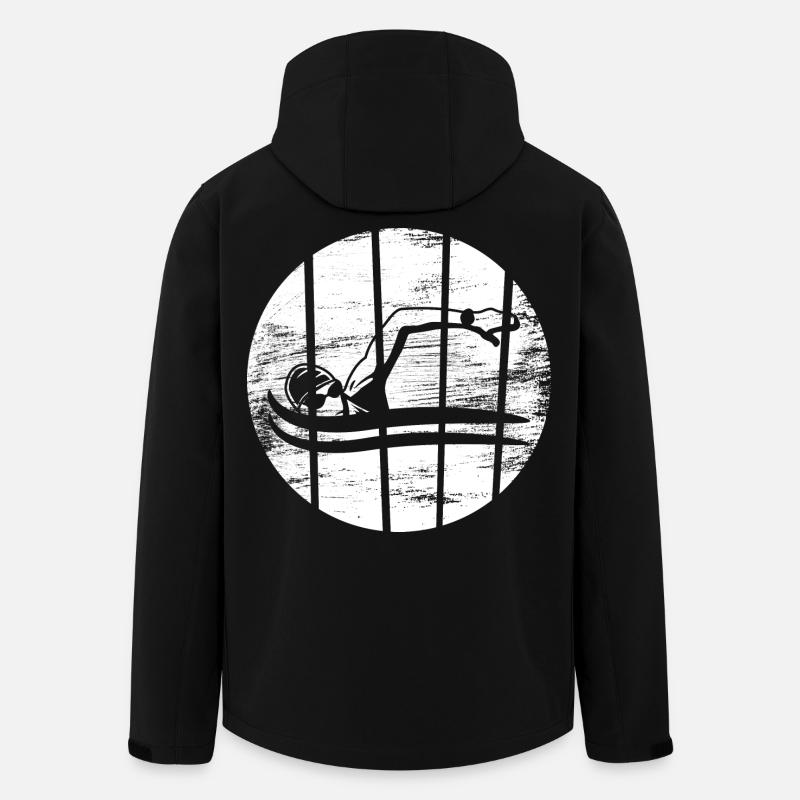 Float Drawing - Men’s Recycled Softshell Jacket by Stanley/Stella - black