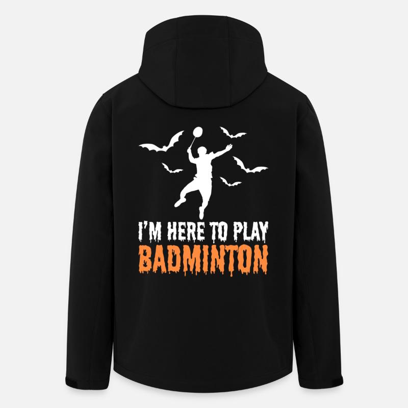 Badminton d’Halloween - Veste softshell homme en polyester recyclé Stanley/Stella - noir