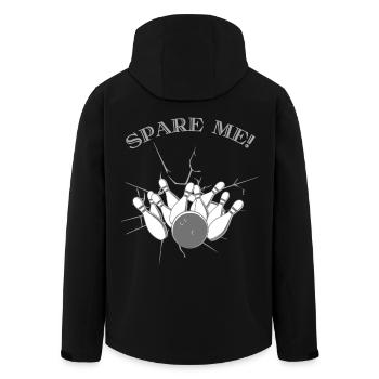 Spare Me Ten Pin Bowling - Ten Pin Bowling T-Shirt - Veste softshell homme en polyester recyclé Stanley/Stella - noir - Dos - AI Model Male 185 light (185cm)
