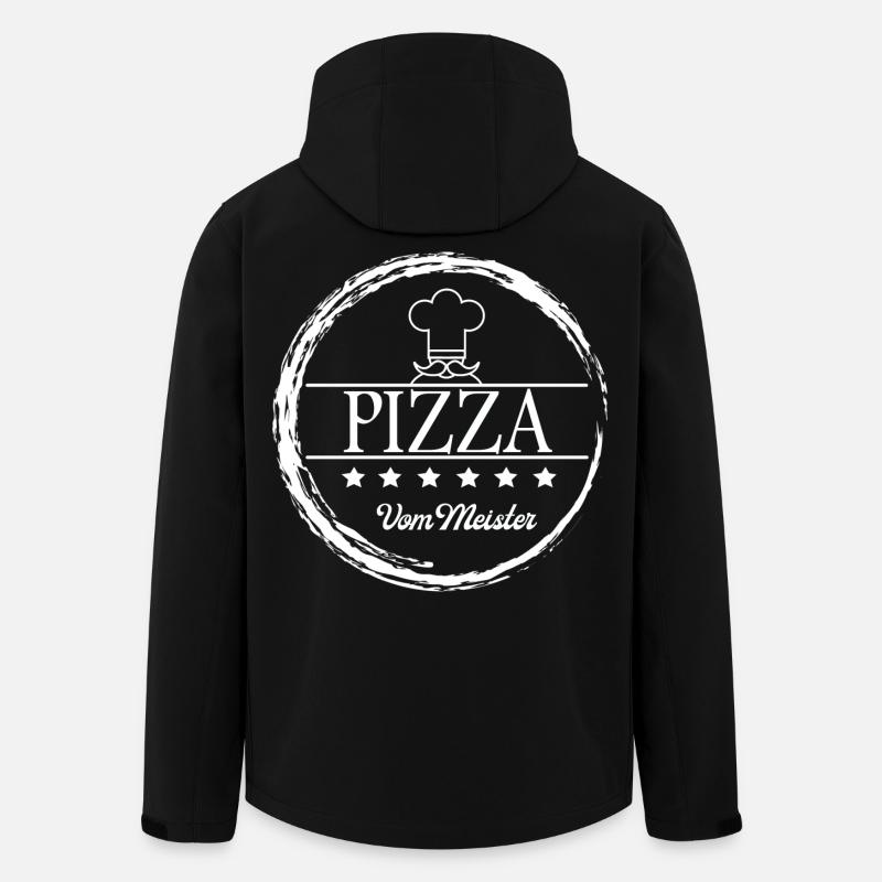 Pizza, Pizzabäcker, Meister - Recycelte Männer Softshell-Jacke von Stanley/Stella - Schwarz