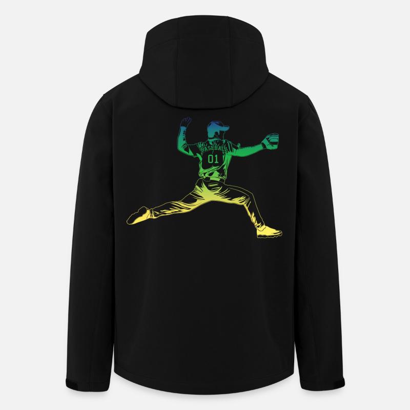 Pitcher Baseball - Recycelte Männer Softshell-Jacke von Stanley/Stella - Schwarz