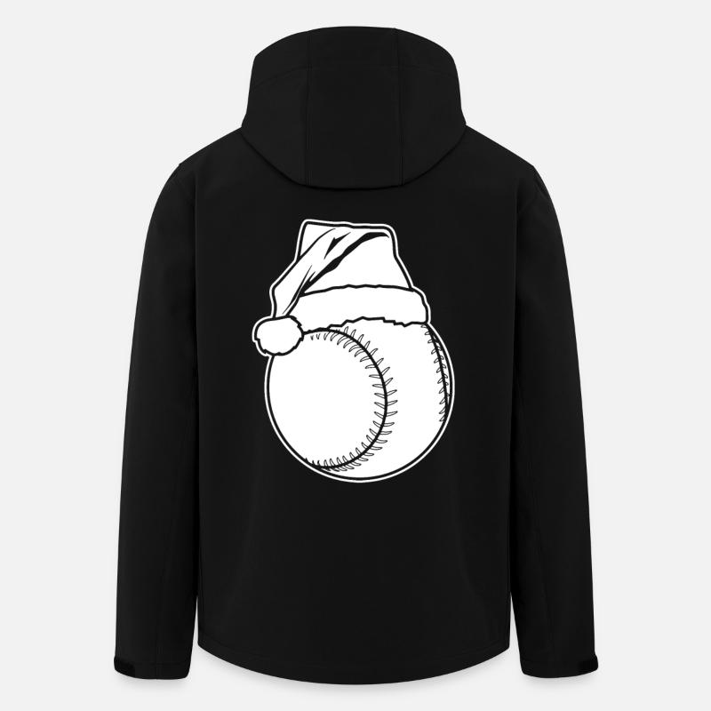 Noël du baseball - Veste softshell homme en polyester recyclé Stanley/Stella - noir