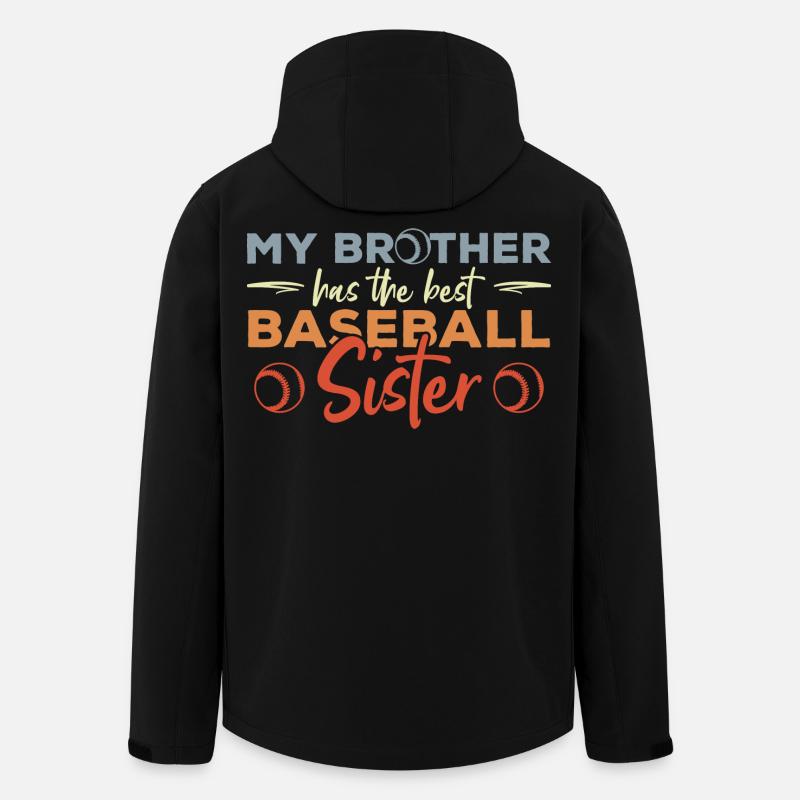 Baseballspieler Schwester - Recycelte Männer Softshell-Jacke von Stanley/Stella - Schwarz