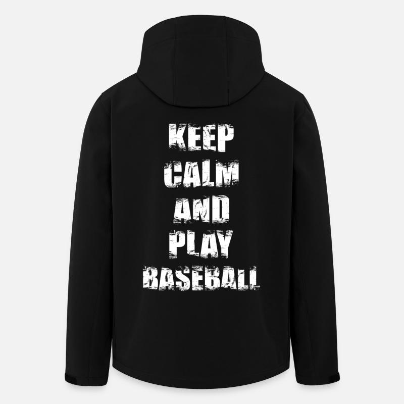 Lustiger Baseball Spruch - Recycelte Männer Softshell-Jacke von Stanley/Stella - Schwarz