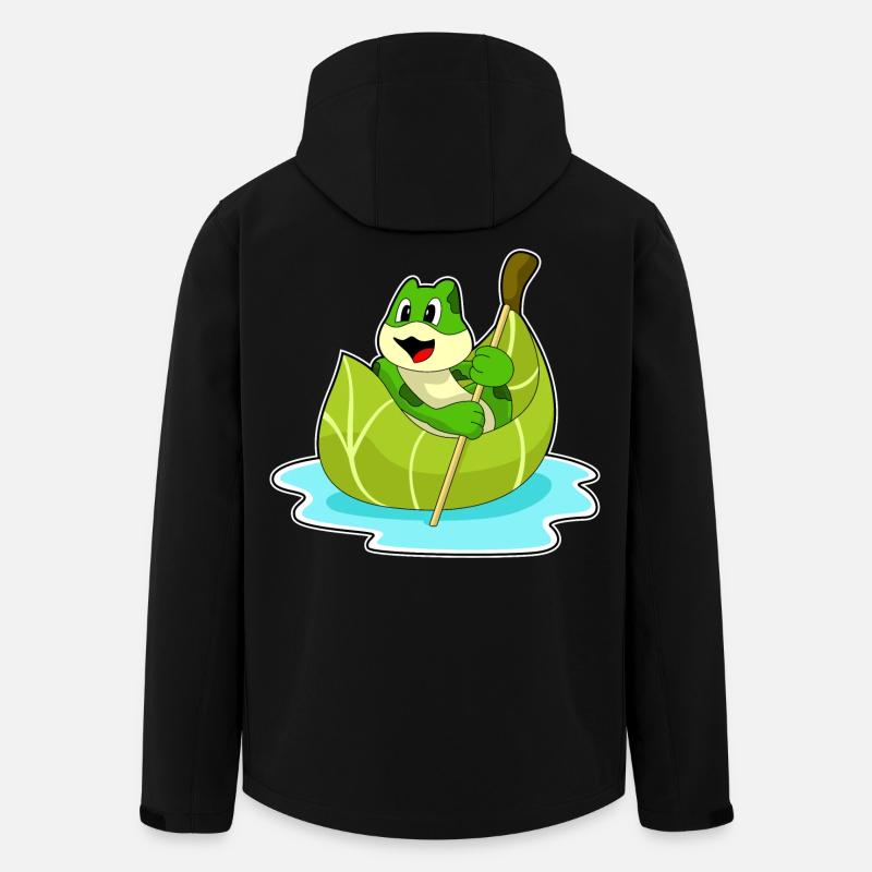 Frosch Boot - Recycelte Männer Softshell-Jacke von Stanley/Stella - Schwarz